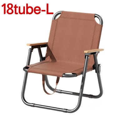 Portable Outdoor Folding Chair with Non-slip Mat Support 300kg Oxford Cloth Chair for Camping Picnic Beach Fishing Ultra-light