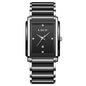LIGE Creative Square Watch For Women Fashion Elegant Women's Bracelet Watch Stainless Steel Waterproof Date Quartz Wristwatches