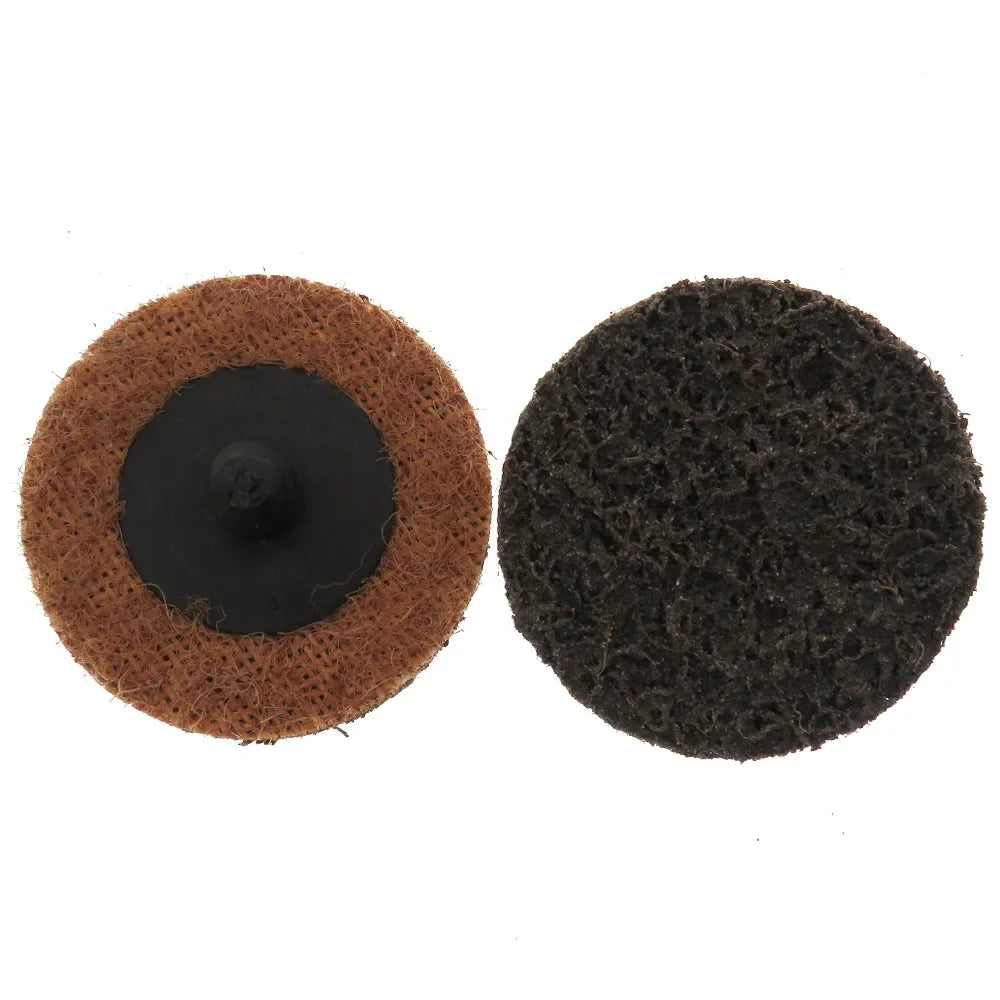 35/46/52PCS 2"Abrasive Disc Sanding Discs Roll Lock Surface Conditioning Discs R-Type Quick Change Disc with1 Disc Pad Holder