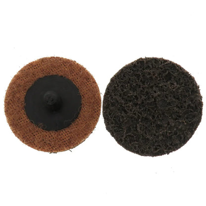 35/46/52PCS 2"Abrasive Disc Sanding Discs Roll Lock Surface Conditioning Discs R-Type Quick Change Disc with1 Disc Pad Holder