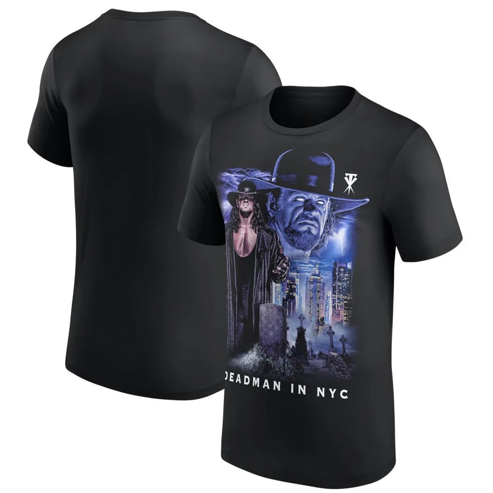 Men's Blue Rhea Ripley Fanatics Fest New York 2026 T-Shirt 3D Printed Sports Quick Dry Short Sleeve Casual Plus Size T-Shirts