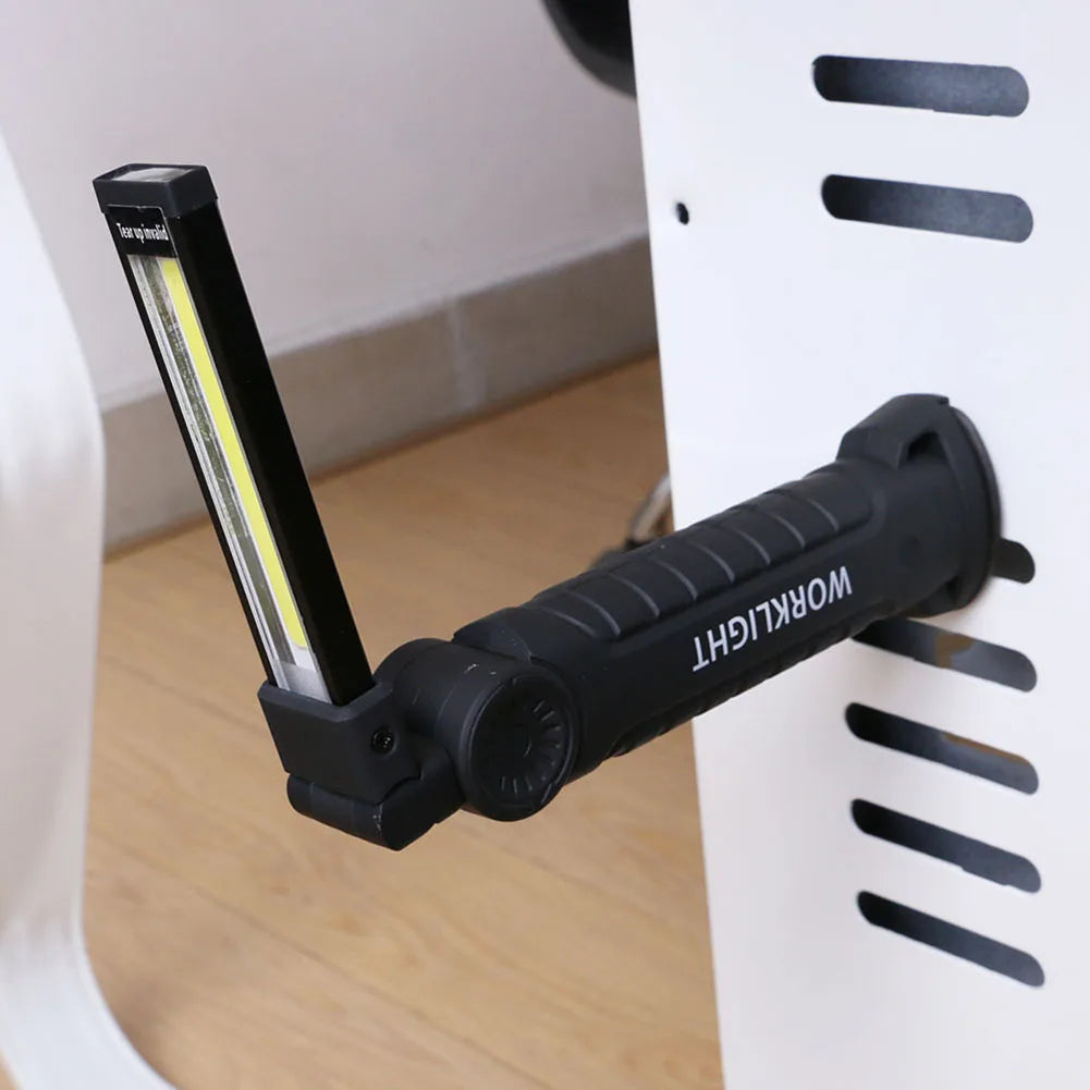 1 szt. Latarka taktyczna COB LED Lampa wisząca USB Akumulator Latarka Wodoodporna lampa robocza Magnetyczna Latarnia do oświetlenia nocnego L
