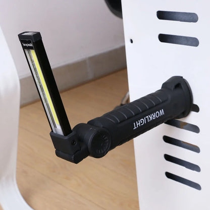 1 szt. Latarka taktyczna COB LED Lampa wisząca USB Akumulator Latarka Wodoodporna lampa robocza Magnetyczna Latarnia do oświetlenia nocnego L