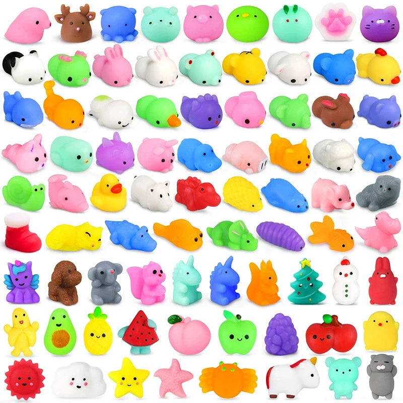 5-50PCS For  Party Gift Squishy Toy Cute Animal Antistress Ball Squeeze Mochi Rising Toys Abreact Soft Sticky Stress Relief