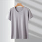 Men's Ice Silk Mesh Vest O-Neck Lightweight Sports Summer Wear Sleeveless T-shirt Tank Top Casual Fashion Outerwear