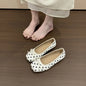 Spring and Autumn Elegant Square Butterfly Sexy Low Heel Mom Shoes Fashionable Best Selling New Comfortable Women's Shoes