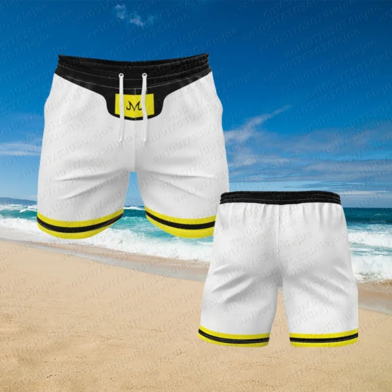 2026 Adult Boys Loose Short Hot Summer Mens Male Beach Pants Top Short Gift Sweatpants Goku Dragon Ball Z Gym Casual Shorts Hot