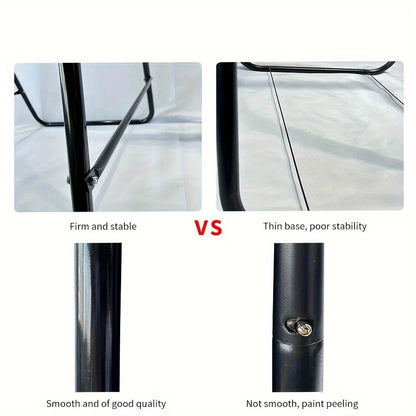 Free-Standing Hanging Chair Set with Metal Stand, Capacity Indoor/Outdoor Swing Chair, Portable Hammock Chair for Patio/Garden