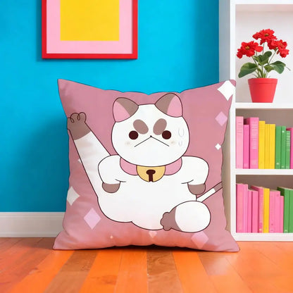 Bee And P-PuppyCat Anime Pillow Case Cushion Cover Soft & Easy-Wash Pillow Case – Versatile For Couch, Bed, Travel And Office