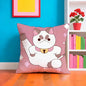 Bee And P-PuppyCat Anime Pillow Case Cushion Cover Soft & Easy-Wash Pillow Case – Versatile For Couch, Bed, Travel And Office