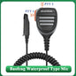 Baofeng Microphone UV-68 Pro Max V2 Walkie Talkie Waterproof PTT Speaker Mic for UV-9R Pro UV S22 UV-98 BF 9700 GT 3WP Ham Radio