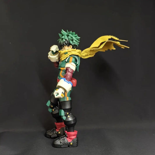 My Hero Academia SHF Anime NEW Handmade Midoriya Izuku Yellow cloak clothes Built In Iron Wire Is Suitable for 1/12 Toys