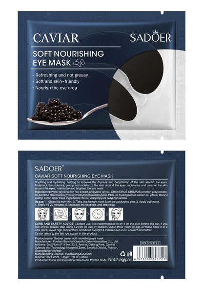 10 Pairs SADOER Crystal Collagen Eye Mask Anti Wrinkle Dark Circles Removal Eyes Bags Moisturizing Eye Patches Skin Care