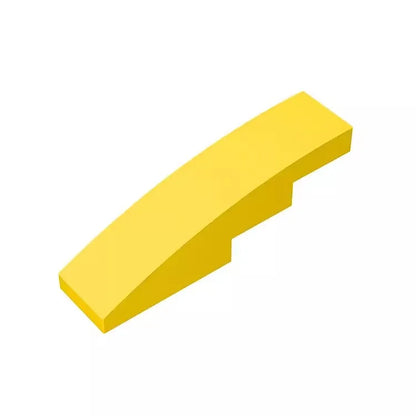 100pcs MOC Brick Part 61678 11153 Slope Curved 4 x 1 Compatible Building Block Particle DIY Assmble Kid Brain Toy Birthday Gift