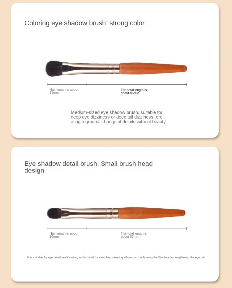 9Pcs/lot Mini Makeup Brush Set Portable Travel Cosmetic Brushes Kit Eyeshadow Foundation Powder Brushes Beauty Makeup Tools
