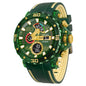 SMAEL 8136 Dual Display Military Watch for Men - 50M Waterproof LED Alarm Chronograph Stopwatch Shock Resistant