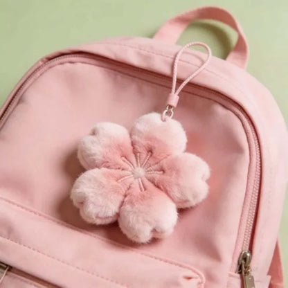 2026 New Sakura Series Healing Plush Doll Pendant Keychain Cute Girl Gift for Girlfriend Bag Decoration