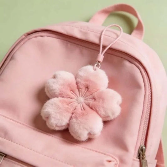 2026 New Sakura Series Healing Plush Doll Pendant Keychain Cute Girl Gift for Girlfriend Bag Decoration