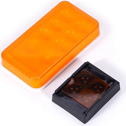 1pc Dental resin shading box, mixed composite cover protective cover, veneer storage box, denture patch sorting tool