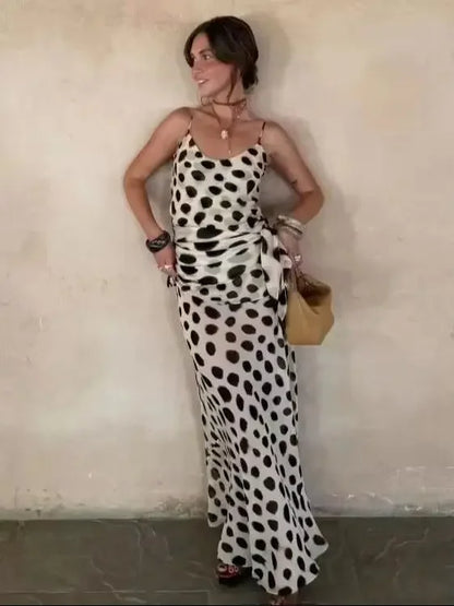 Sexy Printed Shirt-style Women's Dress Full Sleeve Turn-down Collar Button Detachable Scarf Dresses 2026 Summer Chic Female Robe