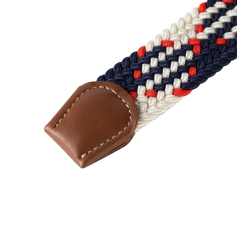 Women Casual Knitted Elastic Belt Pin Buckle Webbing Strap Woven Canvas Braided Stretch  - Belts for Men