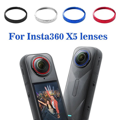 1/2pcs Camera Lens Glass For Insta360 X5 Detachable Lens Kit Replacement Parts For Insta360 X5 Accessories M3x9