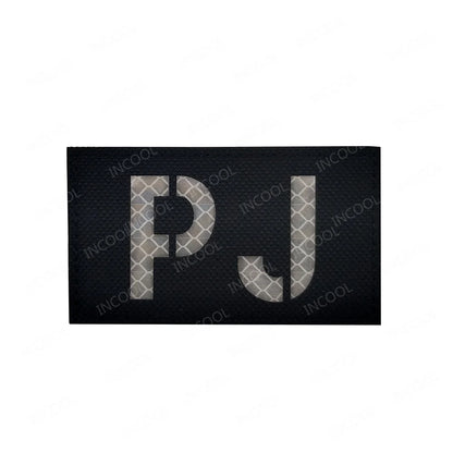 Infrared IR Reflective Patch K9 FIRE MEDIC PRESS MED PJ Decorative Patches Biker Armband Patch For Clothing Backpack