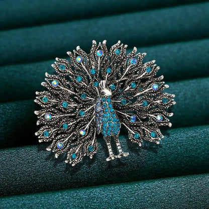 Baroque Luxury Peacock and Phoenix Design Brooches for Men and Women, Jewelry, Fashion Accessories, and Party Gifts