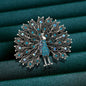 Baroque Luxury Peacock and Phoenix Design Brooches for Men and Women, Jewelry, Fashion Accessories, and Party Gifts