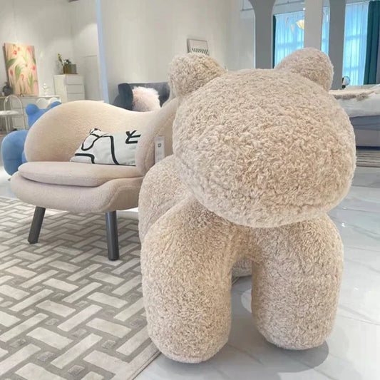 Modern creative single sofa ornament gift living room chairs Design Relaxing chair home furniture lint Pony stool chair