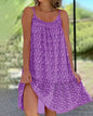 Summer 2026 Large Swing Strap Dress European American Leisure Style Printed Sleeveless Fashionable Casual Maxi Dress