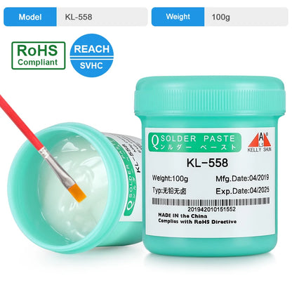 KELLYSHUN Soldering Flux for Welding SMD Desoldering Tin Soldering Paste, BGA Flux, No-Clean Soldering Oil