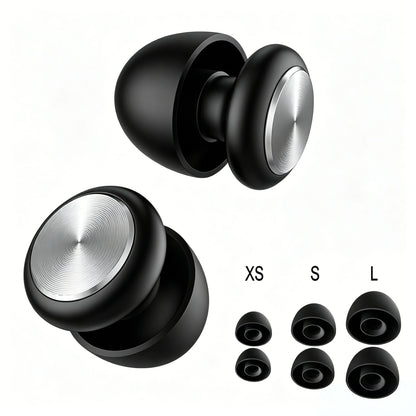 XYM Silicone Soundproof  Anti Noise Bullet Type Earplugs Portable Sports, Sleep  Noise Reduction Silicone Earplugs Reusable