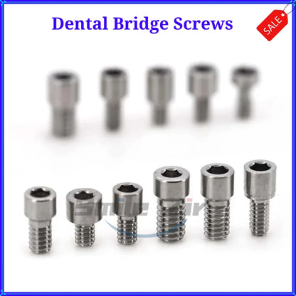 5PCS Dental Bridge Ti Screws  M1.4 Osstem Regular Mini Multi Unit Screw Adin Dentium ITI Anthogyr Dental Implant MUA Screws