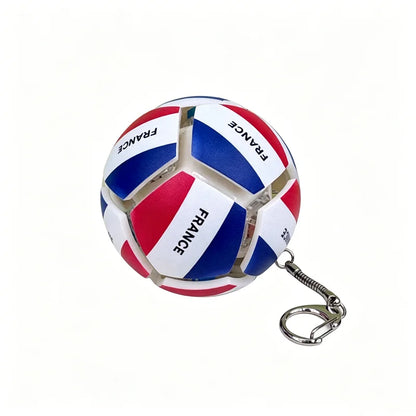 Soccer Ball Fidget Button Keychain Clicky Stress Relief Toy 3D Soccer Football Sport Ball for Men Women Car Key Handbag Gift