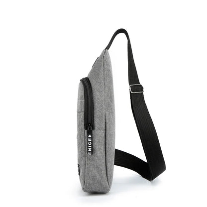 Men's Crossbody Bag Single Shoulder New Trend Chest Bag Fashionable and Portable Men Shoulder Bag