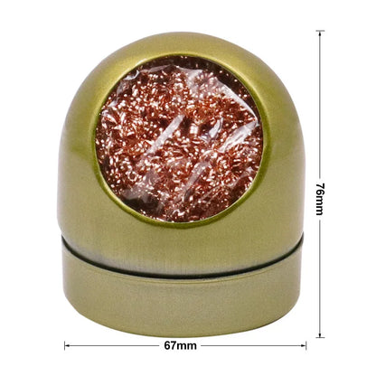 Soldering Iron Tip Cleaner Desoldering Cleaning Ball Tin Remover Soldering Iron Mesh Filter Welding Metal Wire Stand Steel Ball