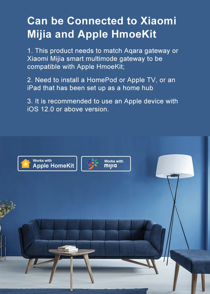 Aqara Smart Wall Wireless Switch D1 ZigBee Remote Control Key Light Switch Button For Mi home HomeKit APP