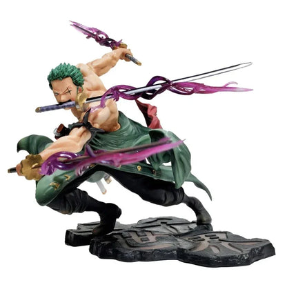 Anime Figure One Piece Luffy Roronoa Zoro Three-Blade Sa-Maximum Manga Statue PVC Action Collection Model Toys