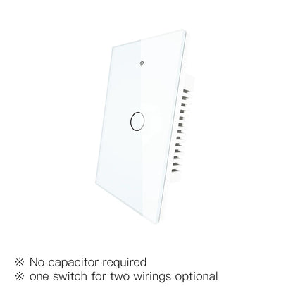 MOES ZigBee Touch Smart Light Switch With Neutral/No Neutral , US Wall Switch No Capacitor Smart Life/Tuya Works with Alexa