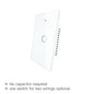 MOES ZigBee Touch Smart Light Switch With Neutral/No Neutral , US Wall Switch No Capacitor Smart Life/Tuya Works with Alexa