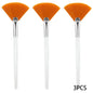 3/9 Pieces Facial Fan Mask Brushes Soft Mask Brush Applicator Esthetician Facial Mask Brushes For Women Girls Cosmetic Tools