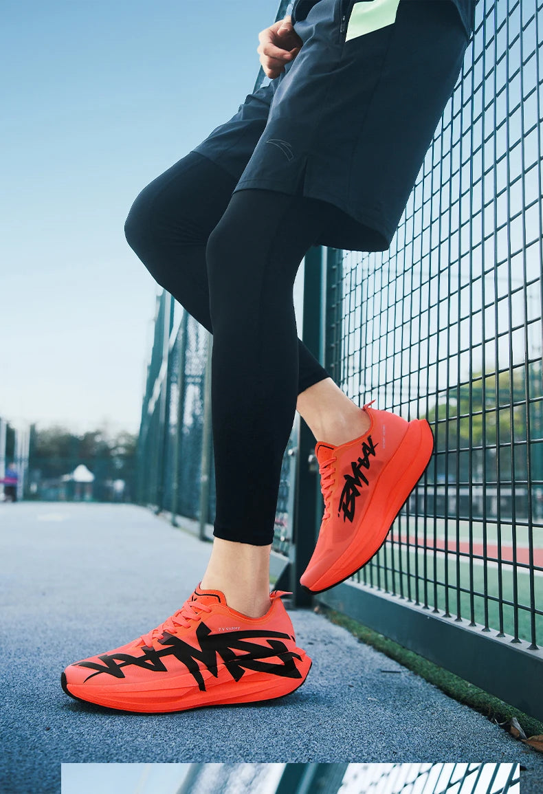 Running Shoes Man Carbon Board Marathon Sports Professional Breathable Lightweight Womens Comfortable Athletic Sneakers Antislip