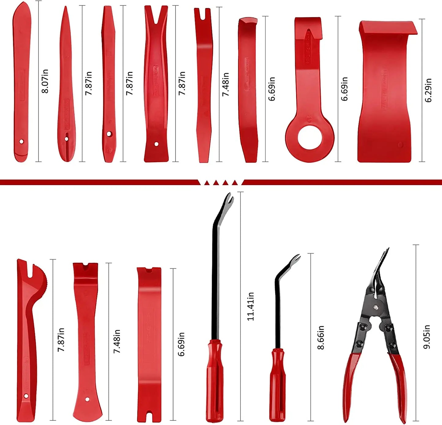 Car Plastic Trim Removal Tool Auto Trim Removal Set Auto Interior Disassembly Kit Car Clips Puller Diy Panel Tools