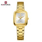 NAVIFORCE Women Quartz Watch Retro Fashion 3ATM Waterproof Stainless Steel High Quality Durable Elegant Daily Ladies Wristwatch