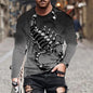 Scorpion 3D Print Long Sleeve Round-Neck Fashion Animal Pattern Men's T-Shirts Streetwear Pullovers Tops Loose Casual Man Tees