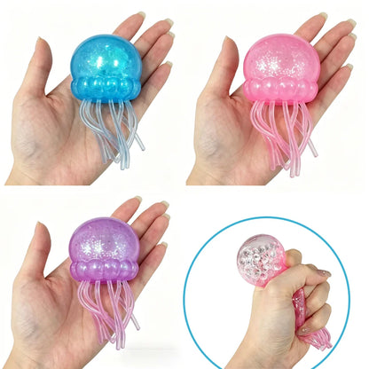 NEW 4 Styles Jellyfish Octopus Stress Balls for Kids Adults Squeeze Balls Sensory Fidget Toy Squishy Toys