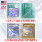 GB/GBC Real Time Clock Pokemon Crystal/Gold/Silver Version Video Game Cartridge with Battery USA/NOE/FRA/ESP/ITA Version