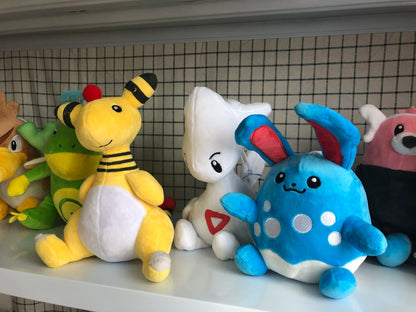 Pokemon Chikorita Cyndaquil Totodile Plush Pikachu Charmander Bulbasaur Peluche Charizard Gengar Eevee Family Stuffed Doll Gift