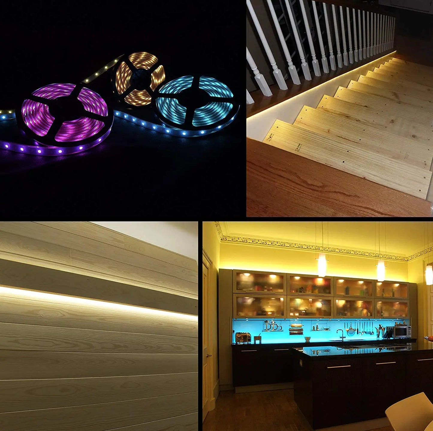 Tuya WiFi Smart LED Controller RGB/RGBW/RGBCCT Single Color Dimmer DC5V-24V LED Strip Remote Switch Works with Alexa Google
